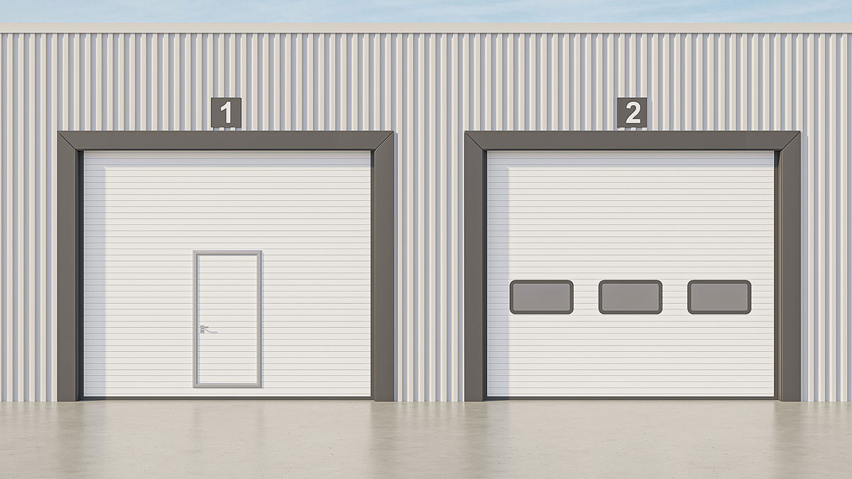 industrial section door